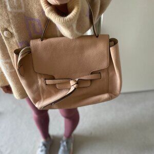 DESIGNER HANDBAG - BLUSH SATCHEL by Annabel Ingall with Messenger Strap